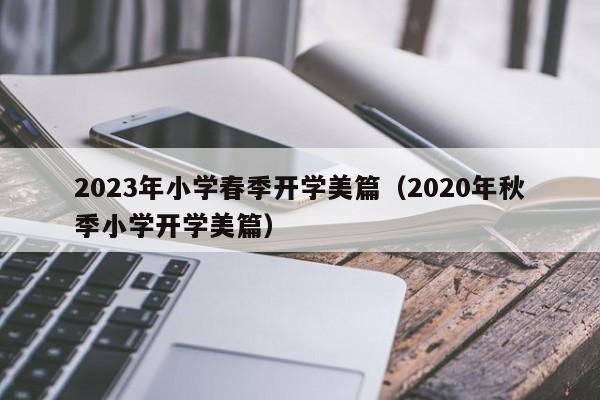 2023年小学春季开学美篇（2020年秋季小学开学美篇）