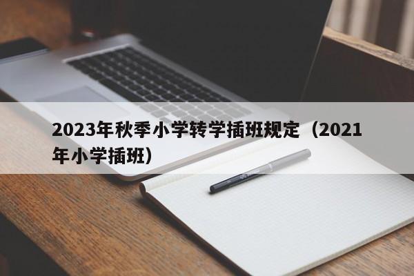 2023年秋季小学转学插班规定（2021年小学插班）