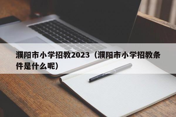 濮阳市小学招教2023（濮阳市小学招教条件是什么呢）