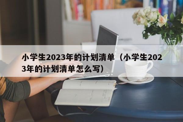 小学生2023年的计划清单（小学生2023年的计划清单怎么写）