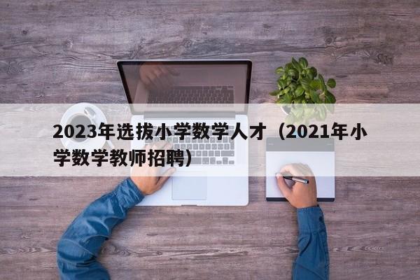 2023年选拔小学数学人才（2021年小学数学教师招聘）