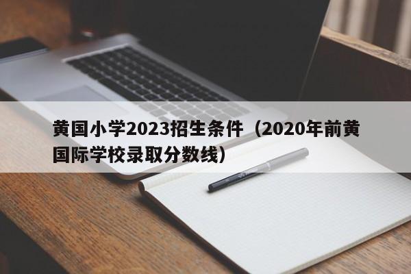 黄国小学2023招生条件（2020年前黄国际学校录取分数线）