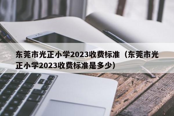 东莞市光正小学2023收费标准（东莞市光正小学2023收费标准是多少）